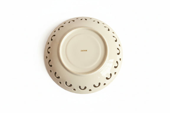 Vintage Iridescent Lusterware Hand-Painted Teacup & Saucer Set - Made in Japan|286958145464