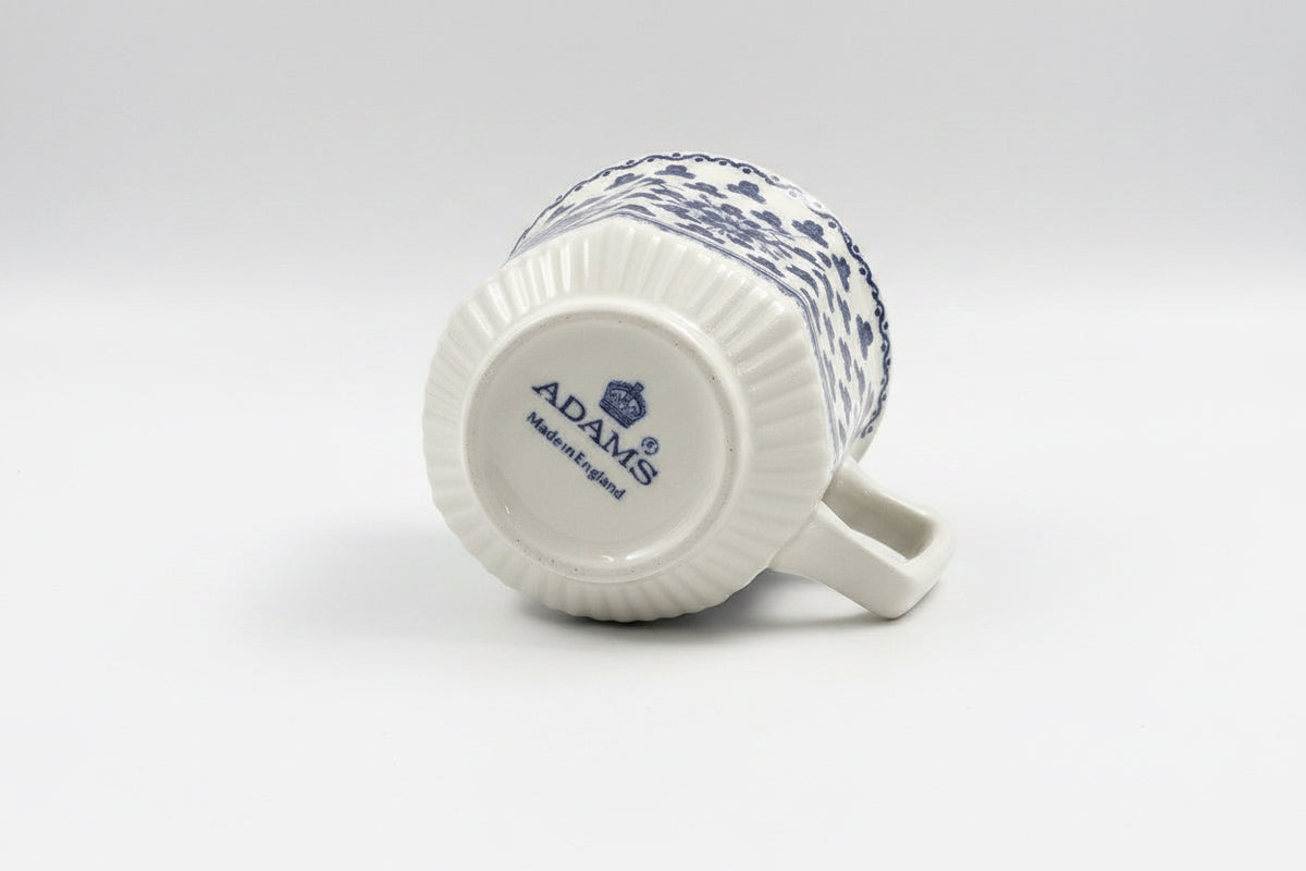 Vintage ADAMS England Blue & White Patterned Ceramic Coffee Mug / Tea Cup|287027871518