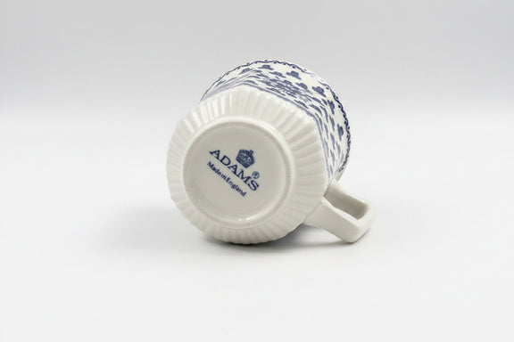 Vintage ADAMS England Blue & White Patterned Ceramic Coffee Mug / Tea Cup|287027871518