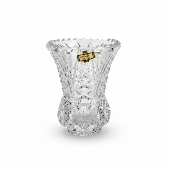 Vintage 1980 Heavy Kristal Zajecar Yugoslavia 24% Lead Crystal Vase Or Toothpick|286911145760