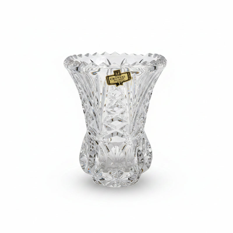Vintage 1980 Heavy Kristal Zajecar Yugoslavia 24% Lead Crystal Vase Or Toothpick|286911145760
