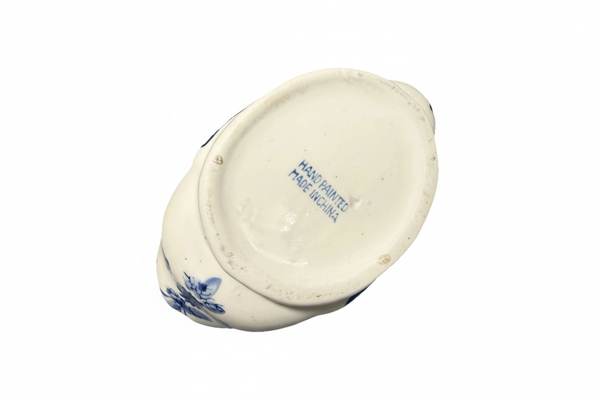Blue & White Porcelain Duck Teapot|286879189765