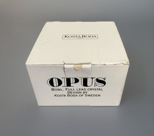 Vintage Kosta Boda OPUS Full Lead Crystal Bowl - Rolf Sinnemark (110mm)|286932483230