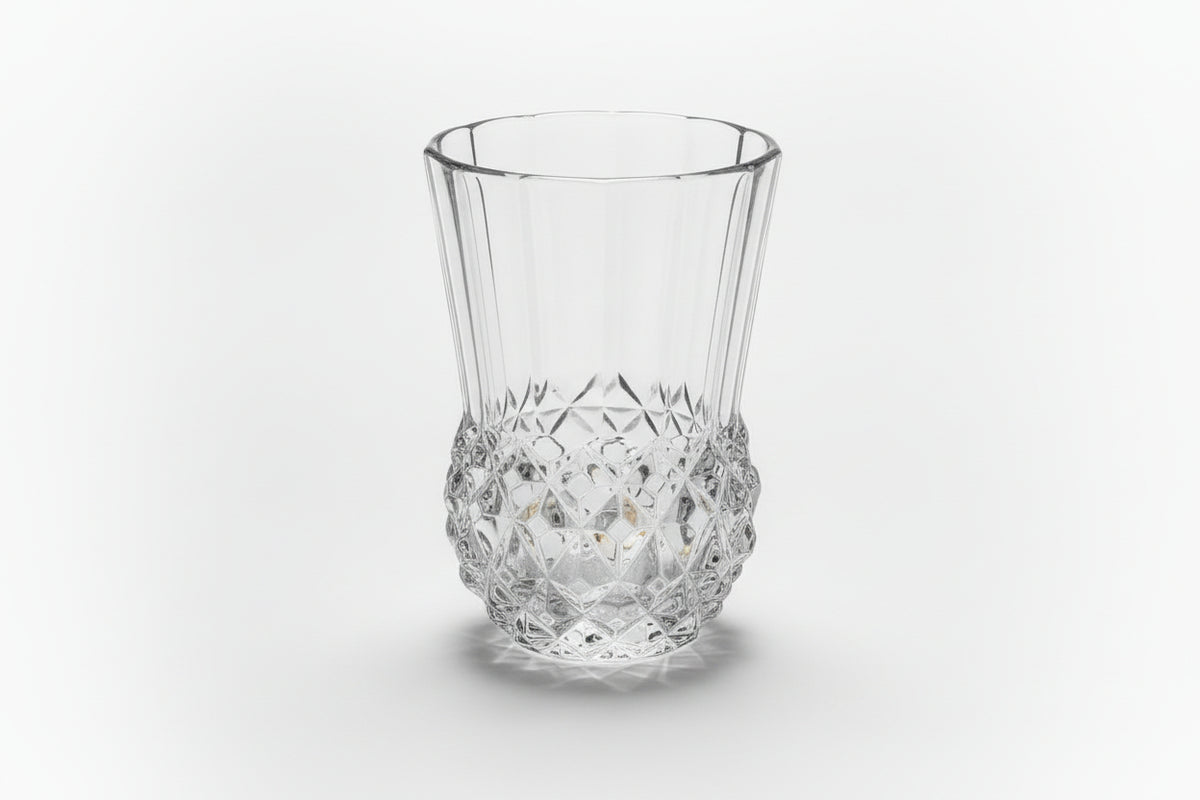 Genuine 25% Lead Crystal Clear Glass Vase Premium Diamond Cut Pattern|286917331083