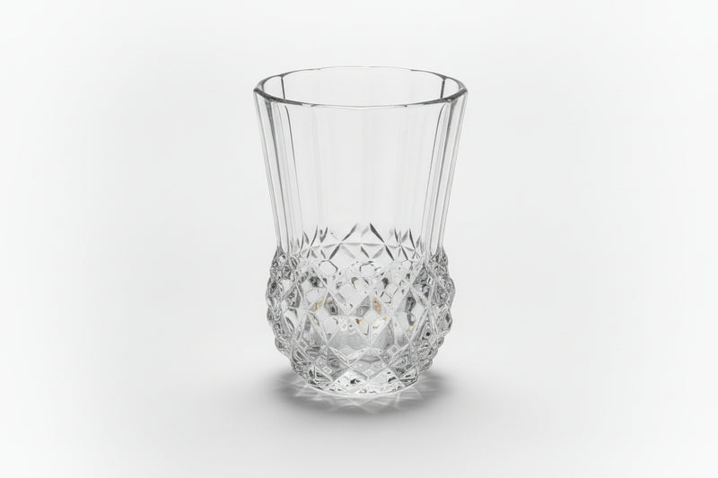 Genuine 25% Lead Crystal Clear Glass Vase Premium Diamond Cut Pattern|286917331083