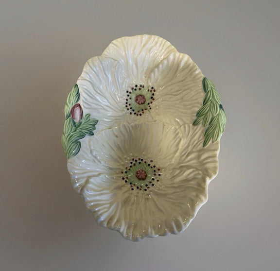 Vintage Carlton Ware Poppy Double Dish Australian Hand Painted Bowl England|286906737307