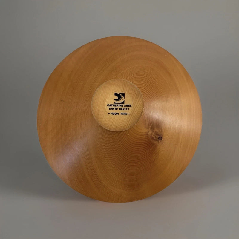 RARE VINTAGE CATHERINE ABEL & DAVID REVITT Huon Pine & Green Stone Star Bowl|286922808504