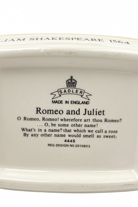 Vintage James Sadler Teapot  Romeo and Juliet Balcony Scene Series #4445|286921530378