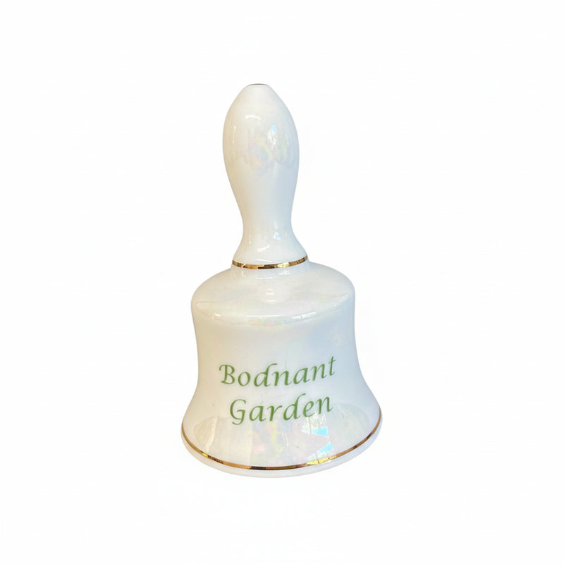 Vintage Bone China Hand Bell Souvenir-Bodnant Garden Floral British Made|286939964953
