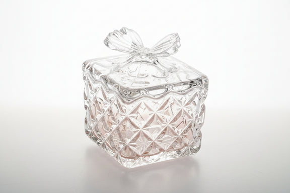 Clear Glass Trinket Box|286911196015