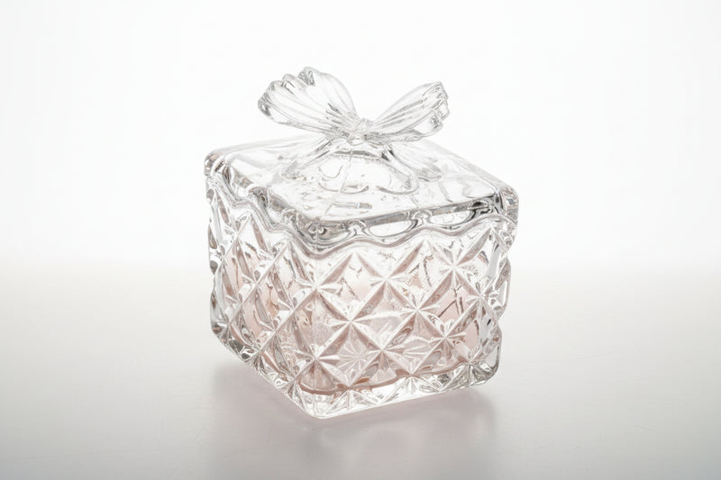 Clear Glass Trinket Box|286911196015