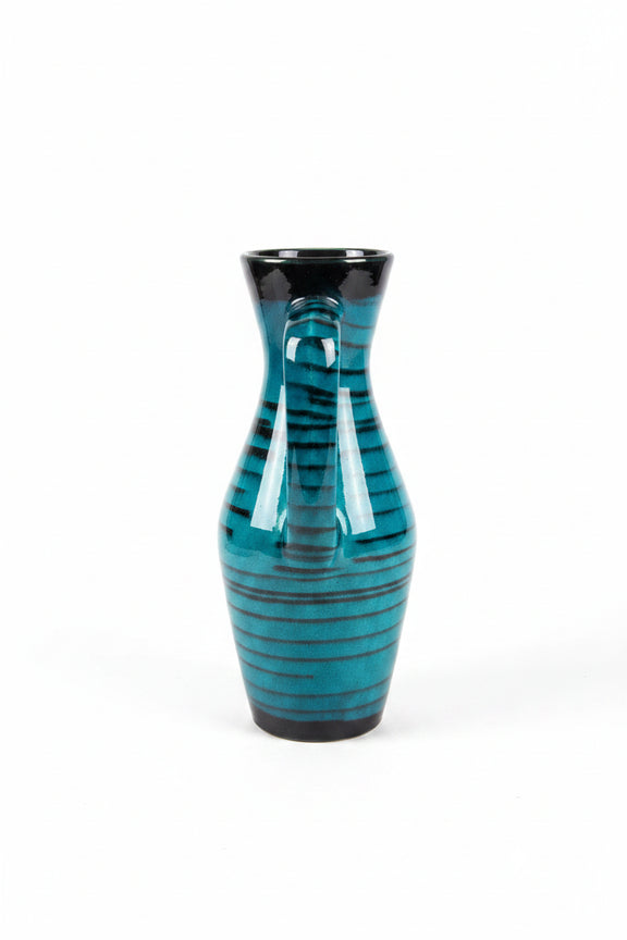Scheurich West German Pottery Vase, Model 27-21 designed by Heinz Siery.|286940757535