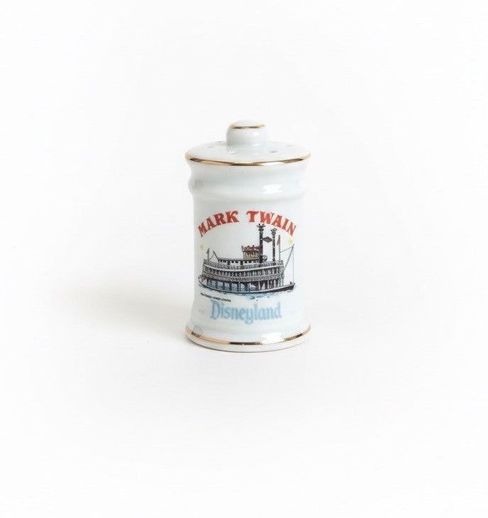Vintage Disneyland Salt & Pepper Shakers Mark Twain Riverboat & Columbia Ship|286989925590
