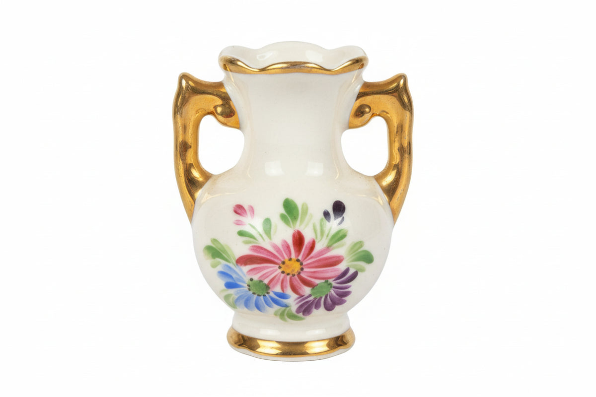 Arthur Bowkley's Crown China Miniture Vase|286907669553