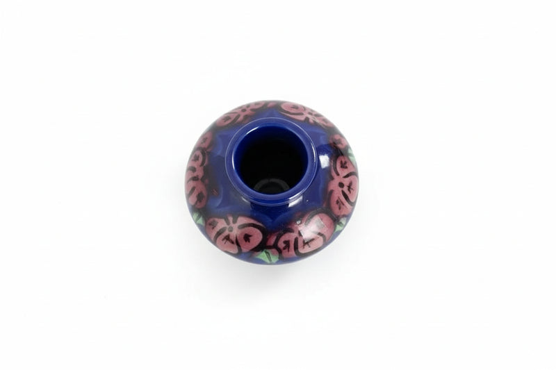 Vintage Australian Studio Art Pottery Vase Signed Gabrielle Brunsdon Cobalt Blue|286964303827