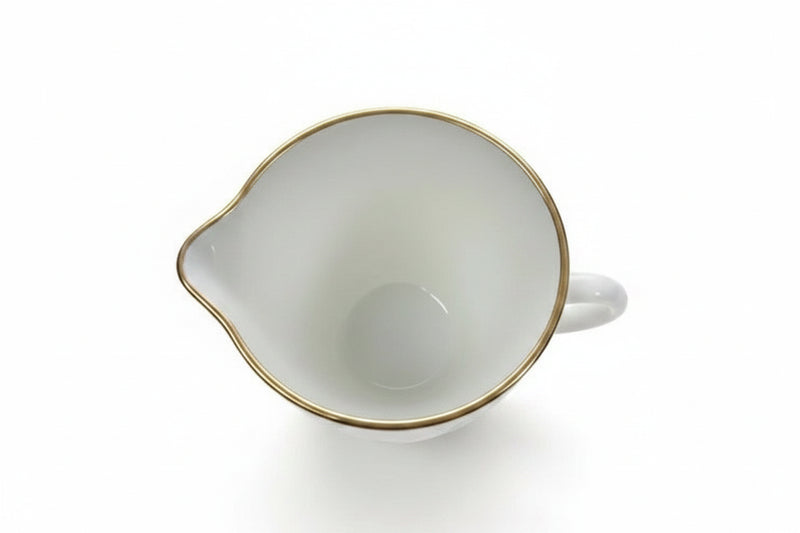 Vintage Anchor Hocking Fire-King Golden Shell Swirl Milk Glass Suger/Creamer|286996316257