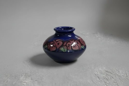 Vintage Australian Studio Art Pottery Vase Signed Gabrielle Brunsdon Cobalt Blue|286964303827