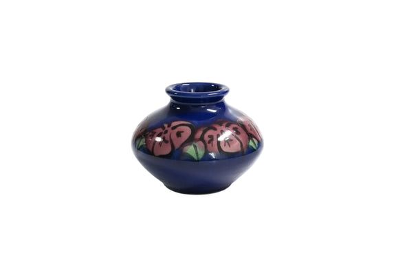 Vintage Australian Studio Art Pottery Vase Signed Gabrielle Brunsdon Cobalt Blue|286964303827