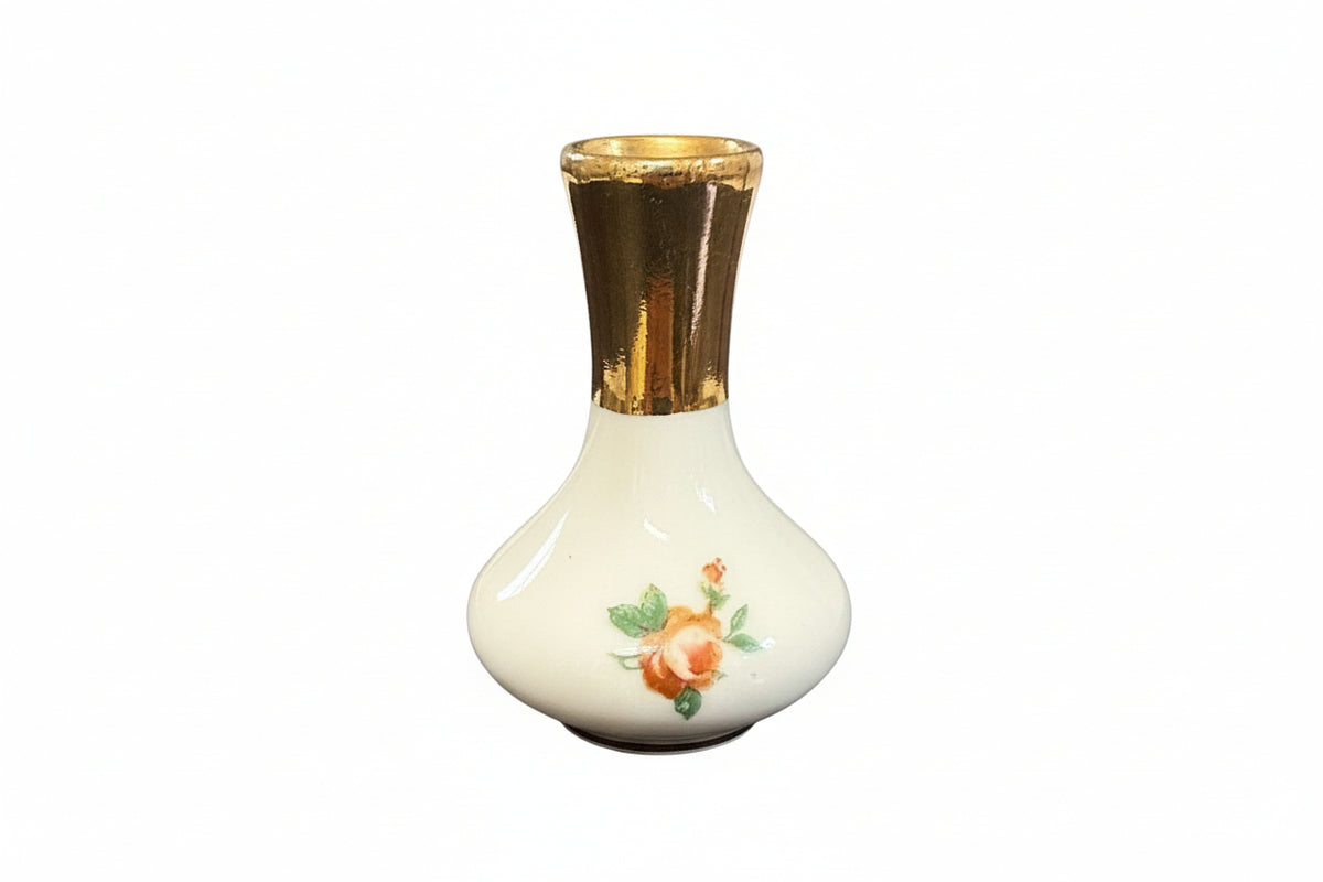 Miniature Rococo Courtship Vase Limoge|286907851854