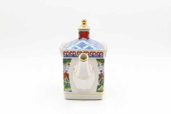 Vintage Sadler "A Round of Golf" Cube Teapot Clock Tower Lid Championship Series|286922259137