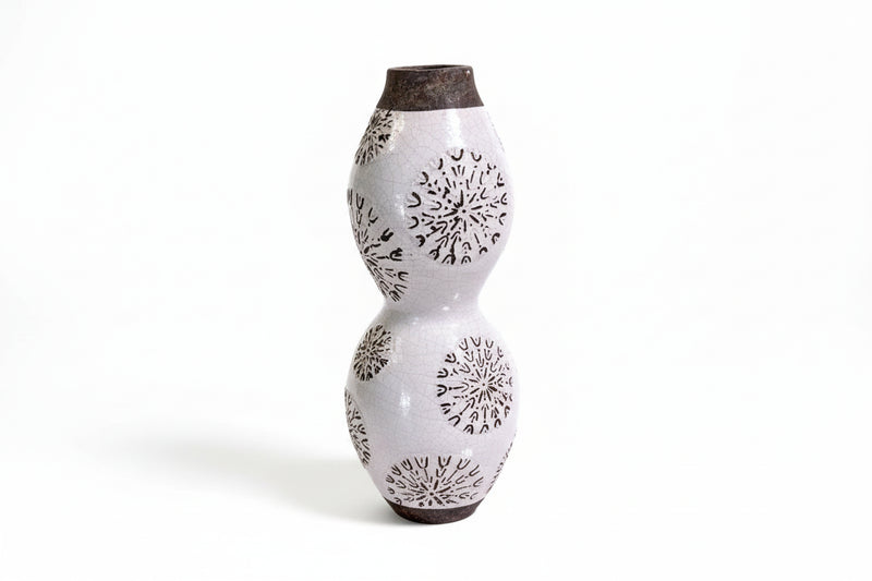 Rare Double-Gourd Studio Pottery Vase 42cm|286945630072