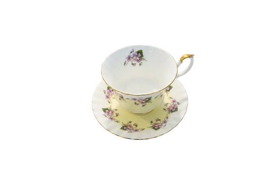 Royal Albert Purple Violet Teacup and Saucer | 4361|286894436141