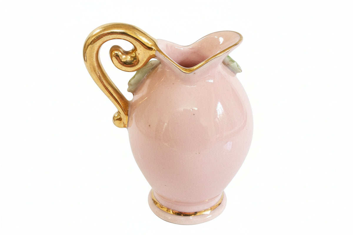 Vintage Hull Pottery Pink Porcelain Pitchers Miniature|286907644782