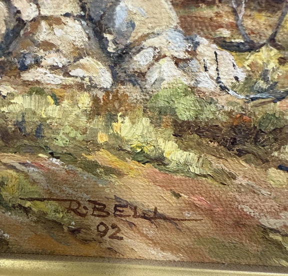 Australian Impressionist Oil Painting R. Bell After The Storm' 1992|286968487478