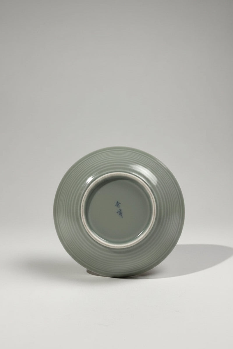 Vintage Japanese Arita Ware Bowl Shuho Kiln - Ai no Utsuwa Blue & White Floral|287049615813