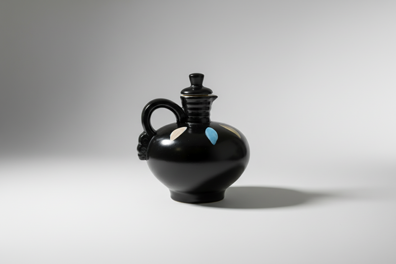 Grizzle Keramik 3479 Decanter Vintage W. Germany Mid-Century Pottery Rare Black|286922382575