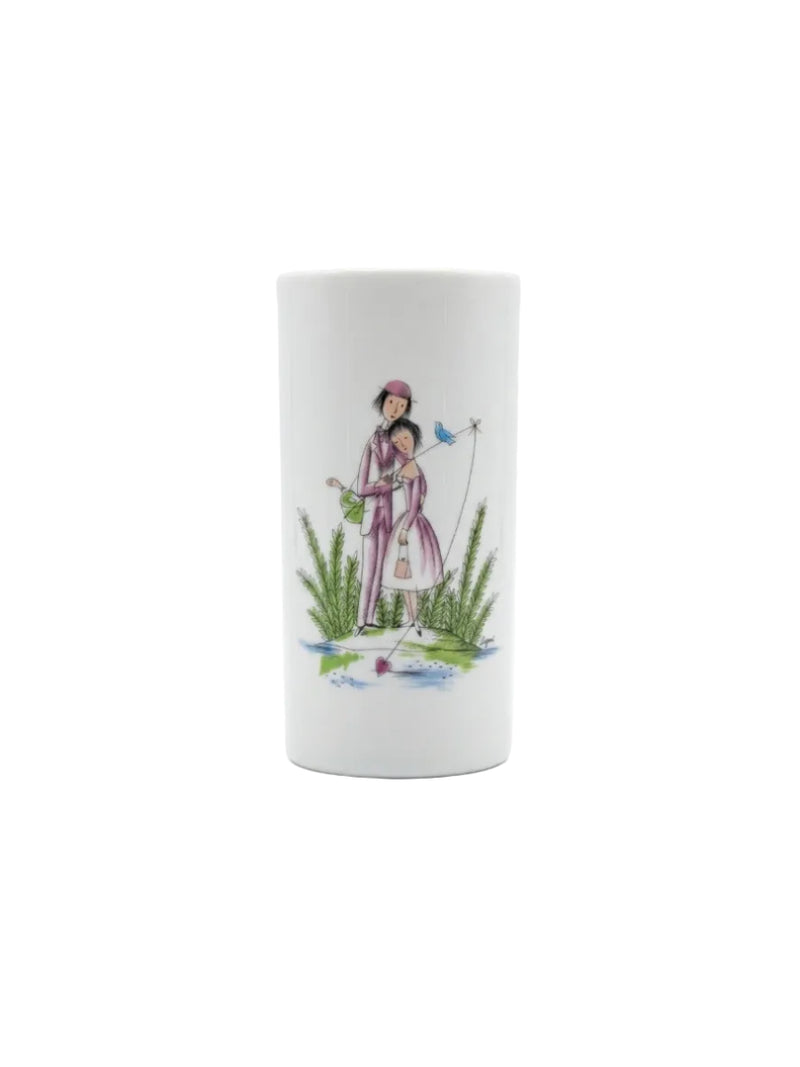Vintage Rosenthal Studio-Linie Vase | Raymond Peynet 'Les Amoureux' | Germany | c.1970s
