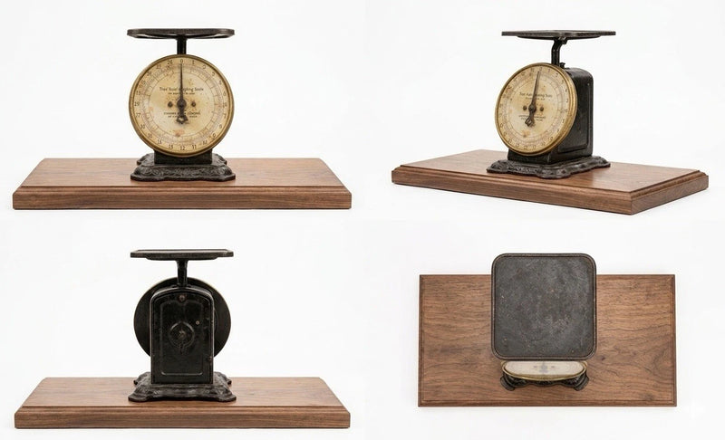 Antique Cast Iron 24lb Spring Scale – The 'Auto' by Chandler & Sons, Lincoln, UK 1850–1899