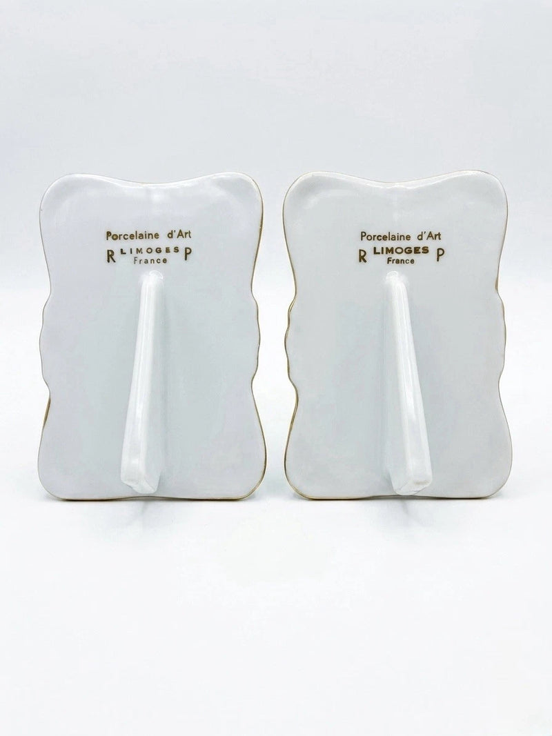 Vintage Limoges Porcelaine d'Art Miniature Easel Frames