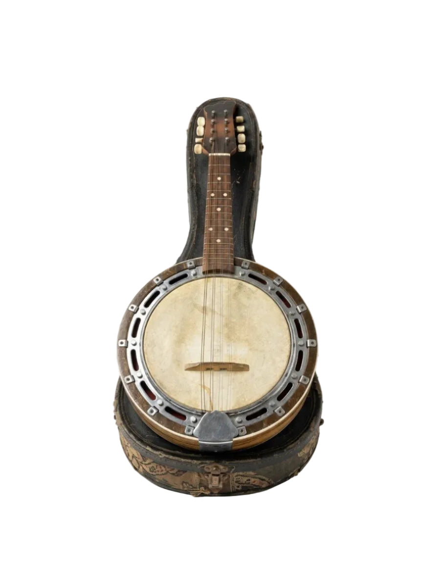 Banjo Mandolin (Banjolin) with Original Hard Case