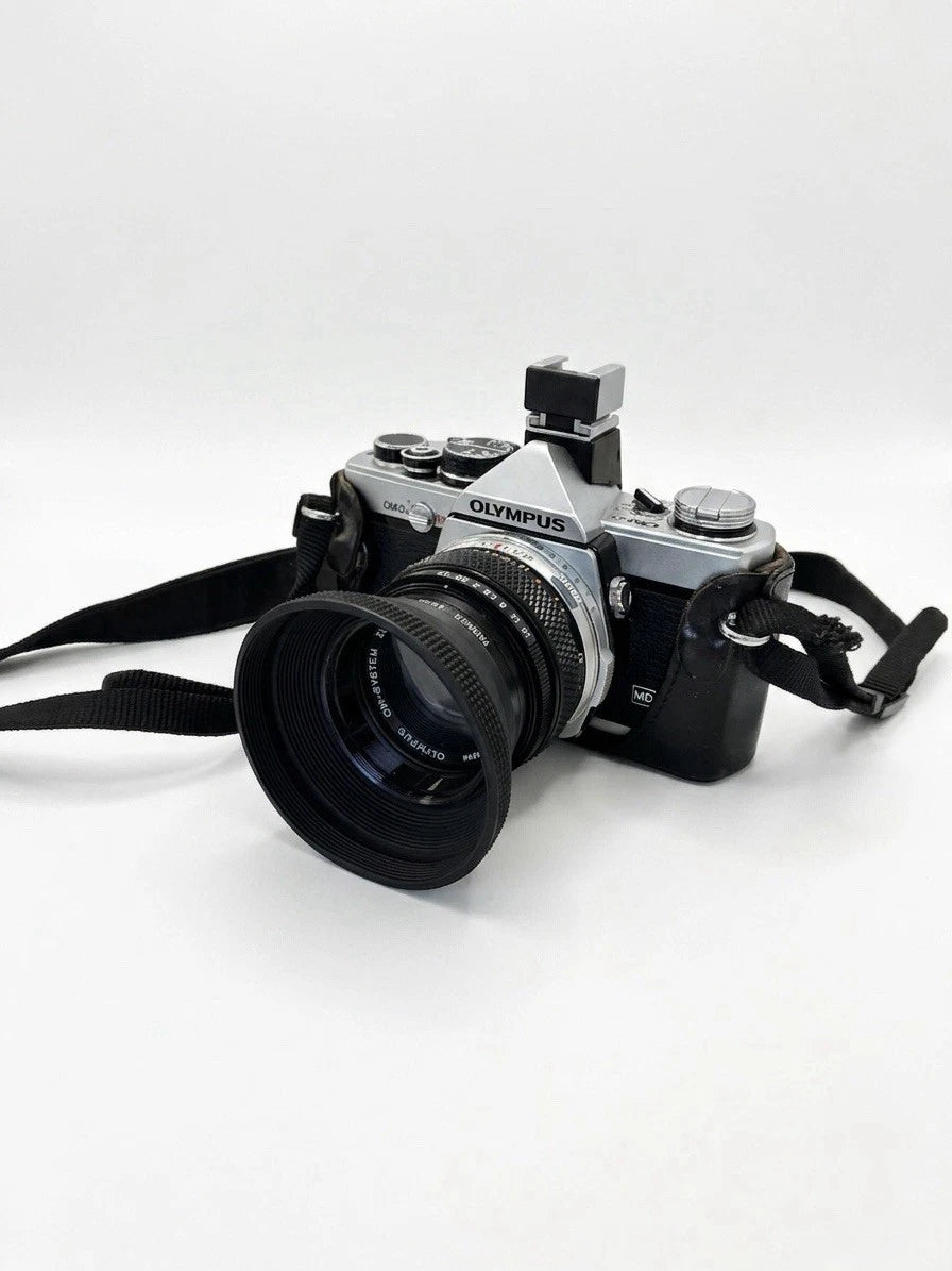 Vintage Olympus OM-2N 35mm SLR Film Camera Kit