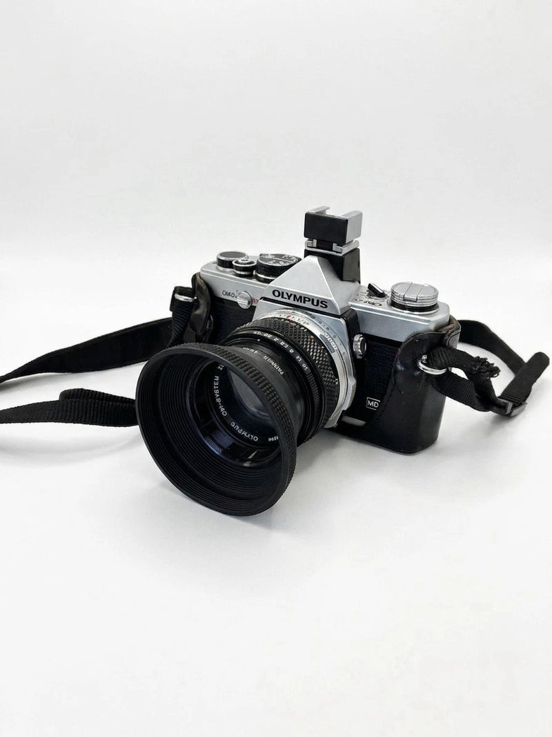 Vintage Olympus OM-2N 35mm SLR Film Camera Kit