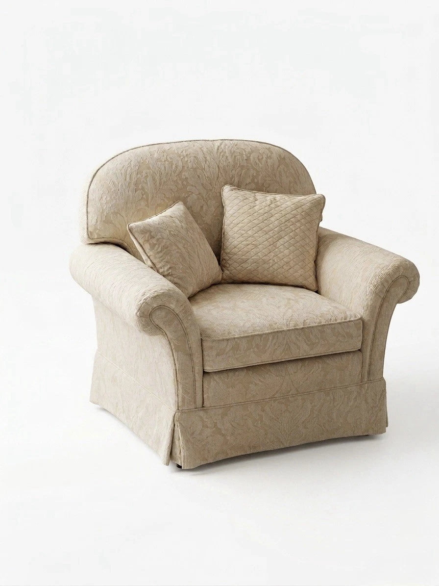 Moran Classics 3-Piece Lounge Suite in Cream Damask