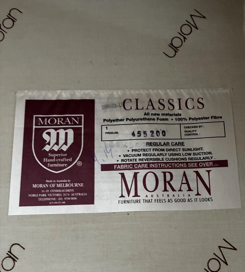 Moran Classics 3-Piece Lounge Suite in Cream Damask