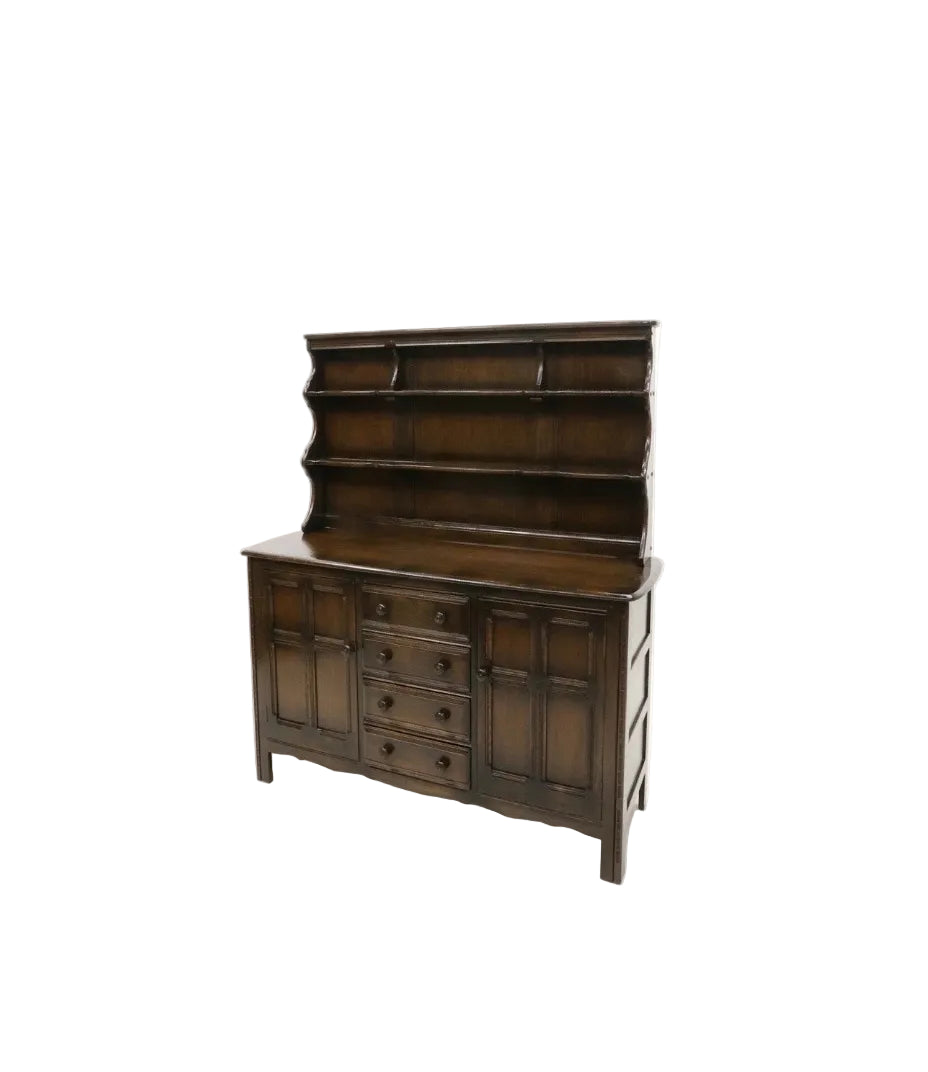 Ercol Windsor Dresser & Display Sideboard in Solid English Elm