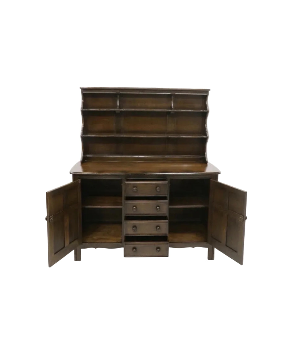 Ercol Windsor Dresser & Display Sideboard in Solid English Elm