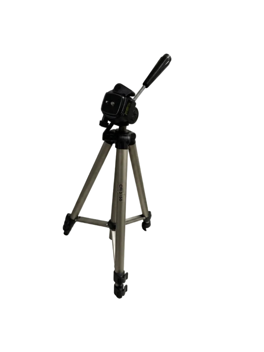 Vintage CFI 3150 Camera Tripod with 3-Way Pan/Tilt Head