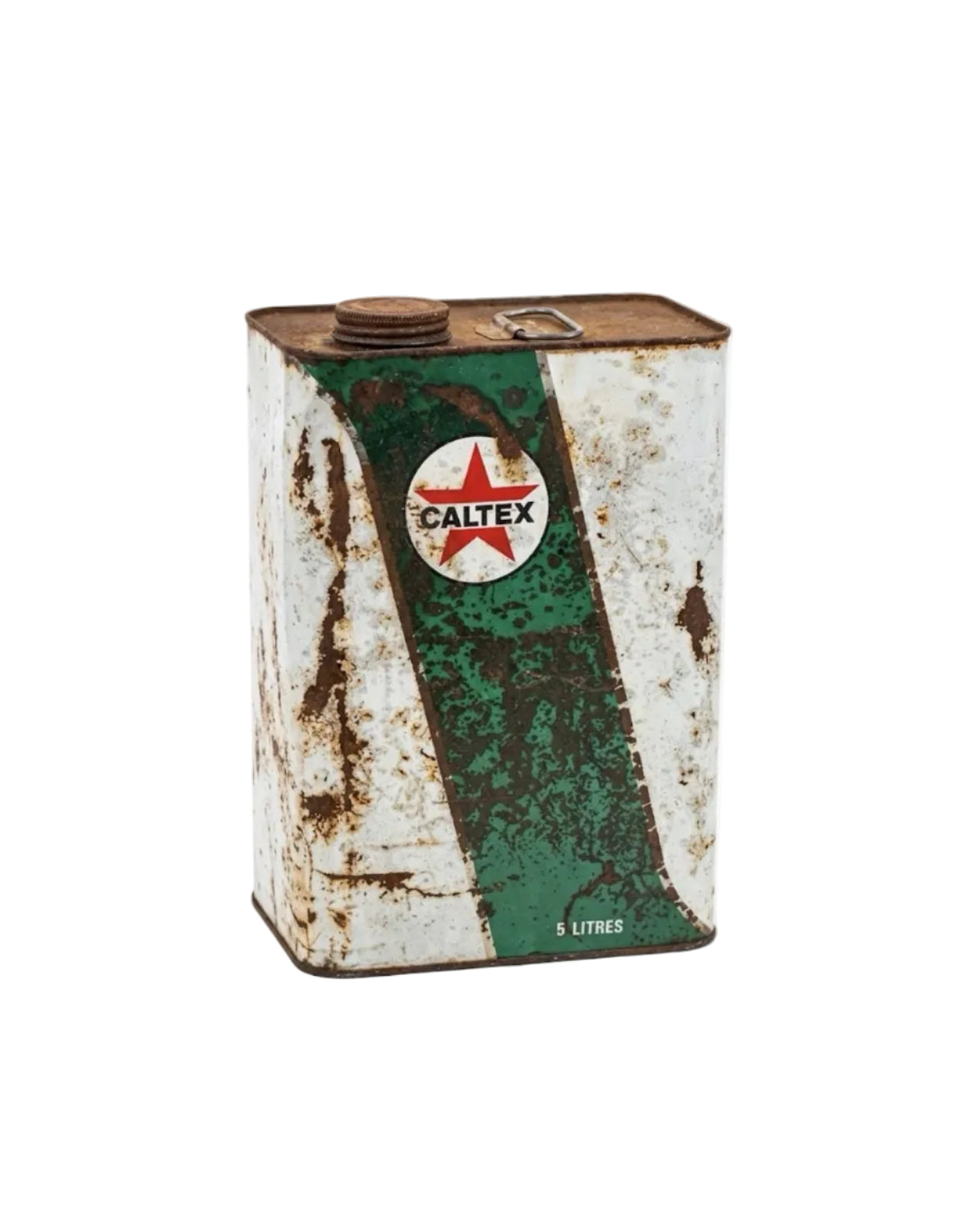 Vintage Caltex 5 Litre Motor Oil Tin Can – Made in Australia