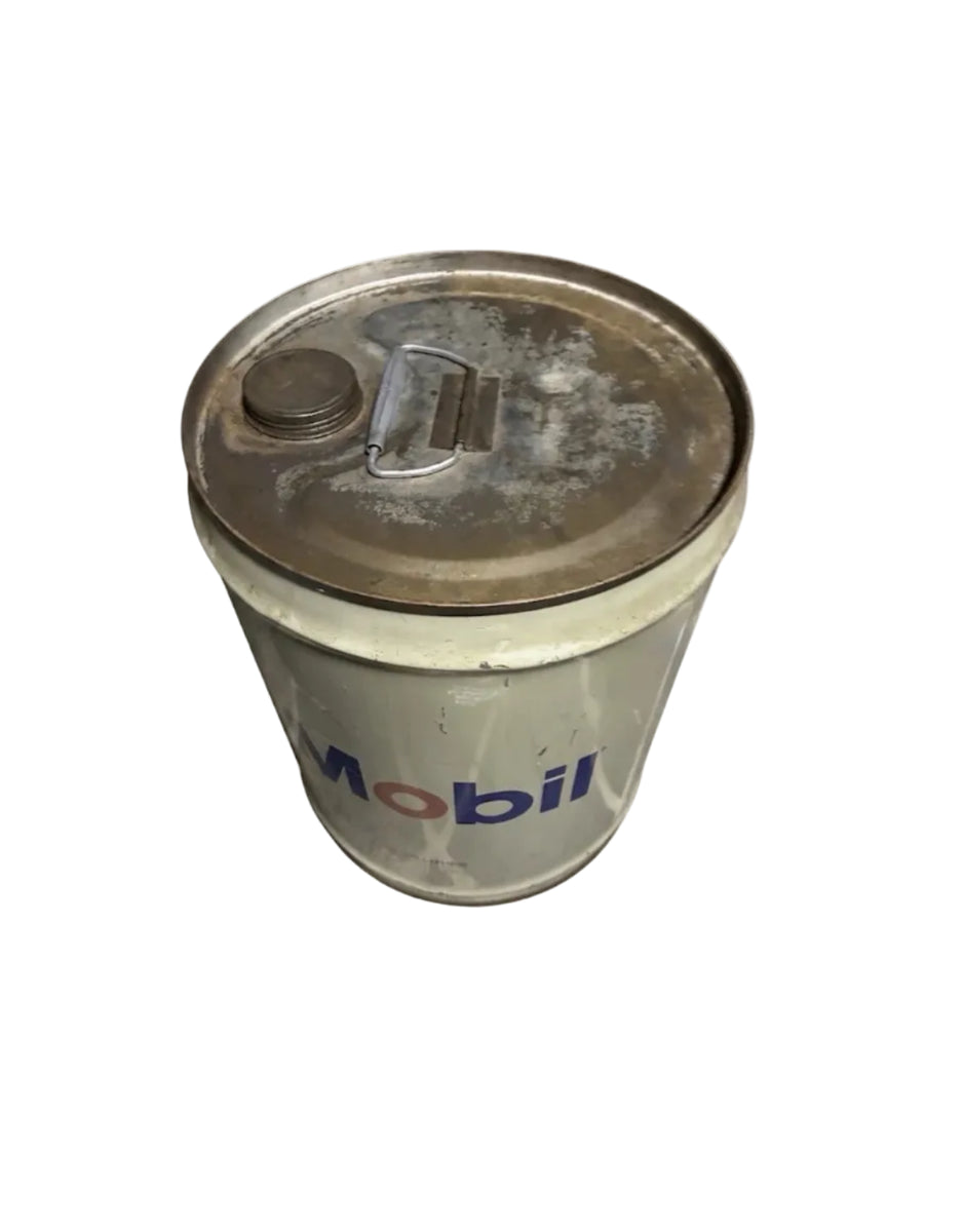 Vintage Mobil 20L Oil Drum Tin – Authentic Retro Garagenalia