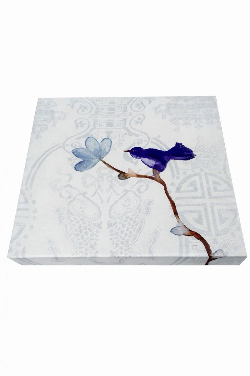 Christopher Vine Design Porcelain Platter & Coaster Set
