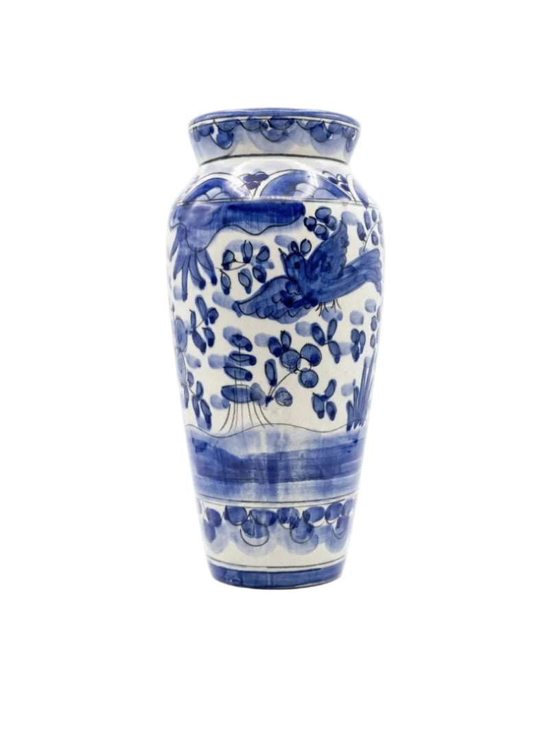 Vintage Facerama Alcobaça Vase #220 – Hand-Painted
