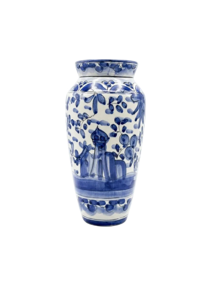 Vintage Facerama Alcobaça Vase #220 – Hand-Painted