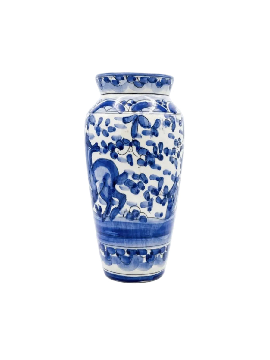 Vintage Facerama Alcobaça Vase #220 – Hand-Painted