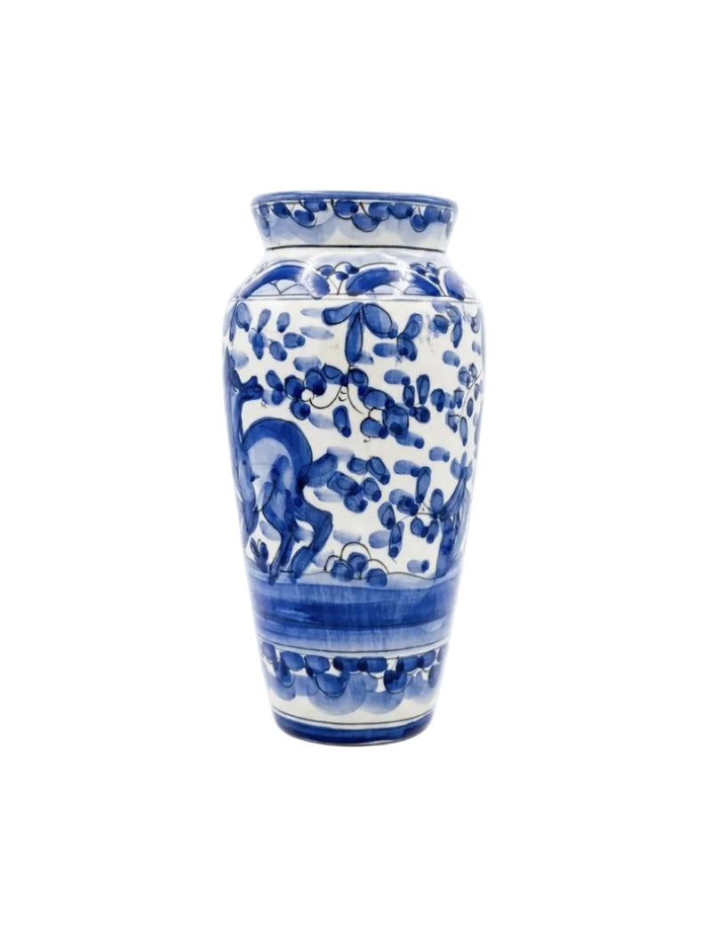 Vintage Facerama Alcobaça Vase #220 – Hand-Painted