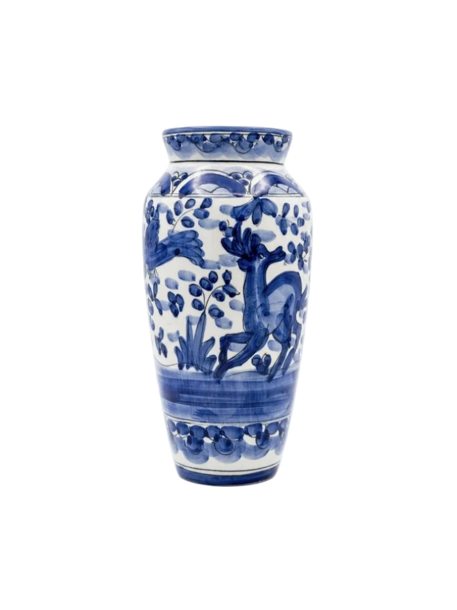 Vintage Facerama Alcobaça Vase #220 – Hand-Painted