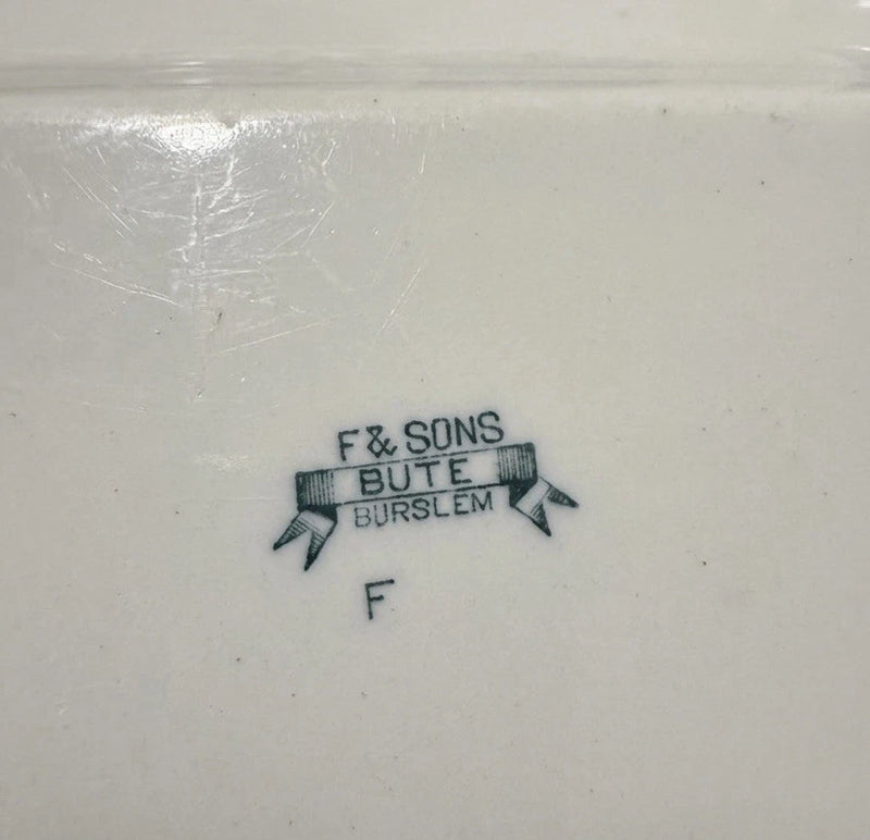 Antique F & Sons Burslem Bute Platter  Dish c1893